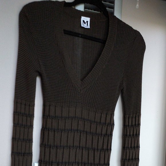 Missoni Brown Knitted dress size Small 6 - Picture 1 of 15